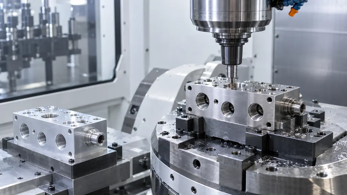 CNC machined component dimensional inspection