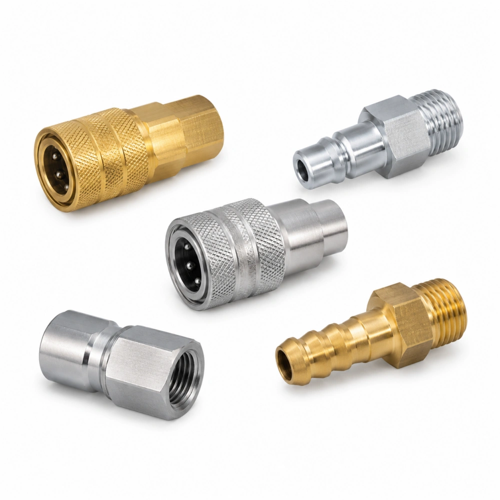 Brass and Steel Industrial Couplers and Plugs Brass and Steel Industrial Couplers and Plugs