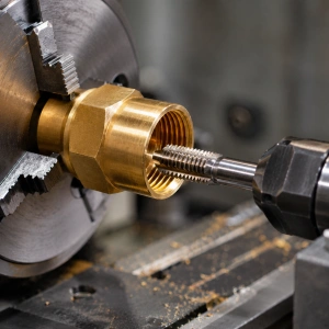 brass threading process