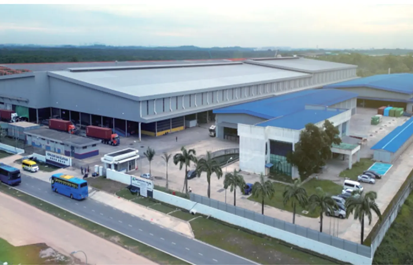 Integrated industrial manufacturing campus supporting global supply