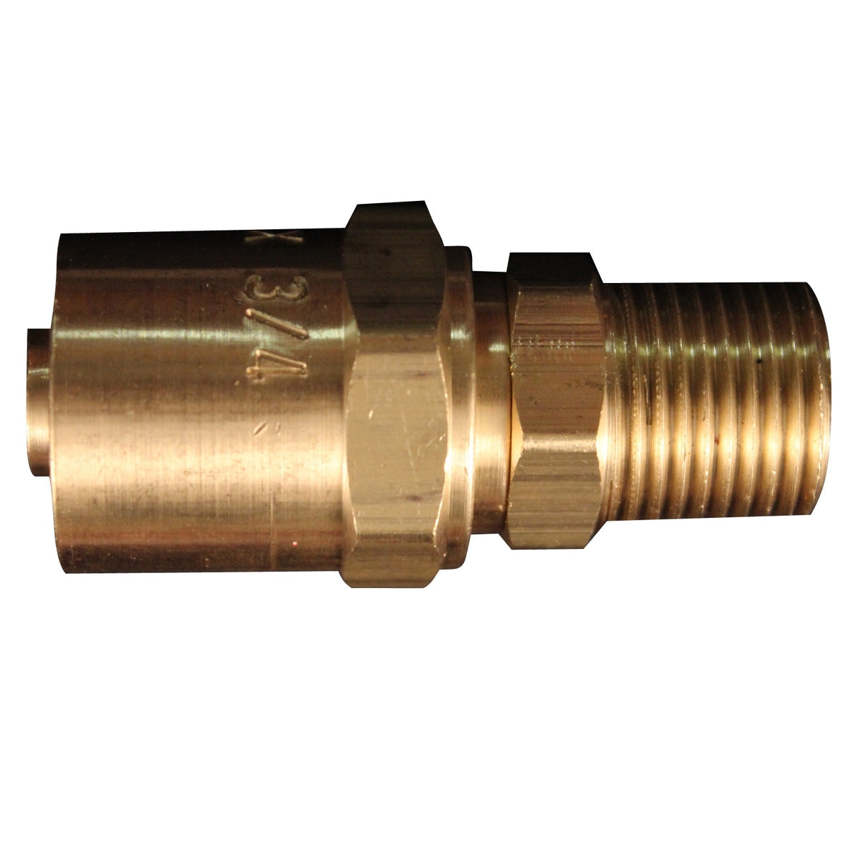 3/8" MNPT Reusable Hose End Fittings