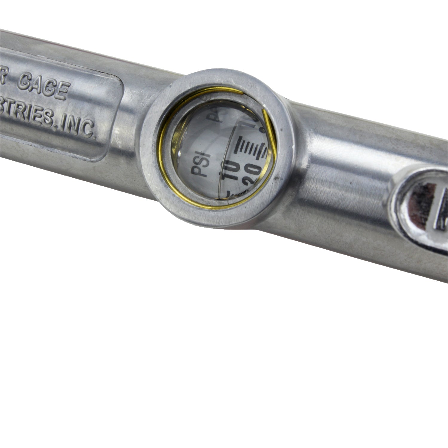 Heavy-Duty Dual Head Air Chuck Inflator Gauge with Swivel - 10–160 PSI