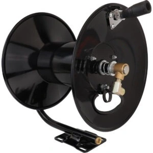 Empty Manual Reel for Pressure Washing (holds 200 ft of hose)