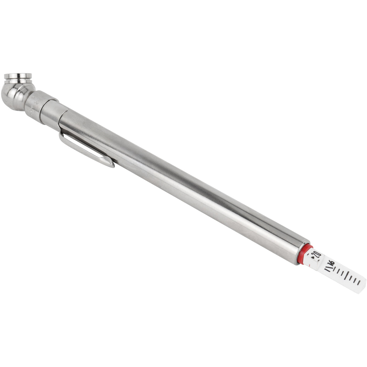 Heavy Duty, Tire & Tread Pencil Gauge, 10-70 PSI, Single Head Air Chuck, Brass Tubing, Corrosion Resistant