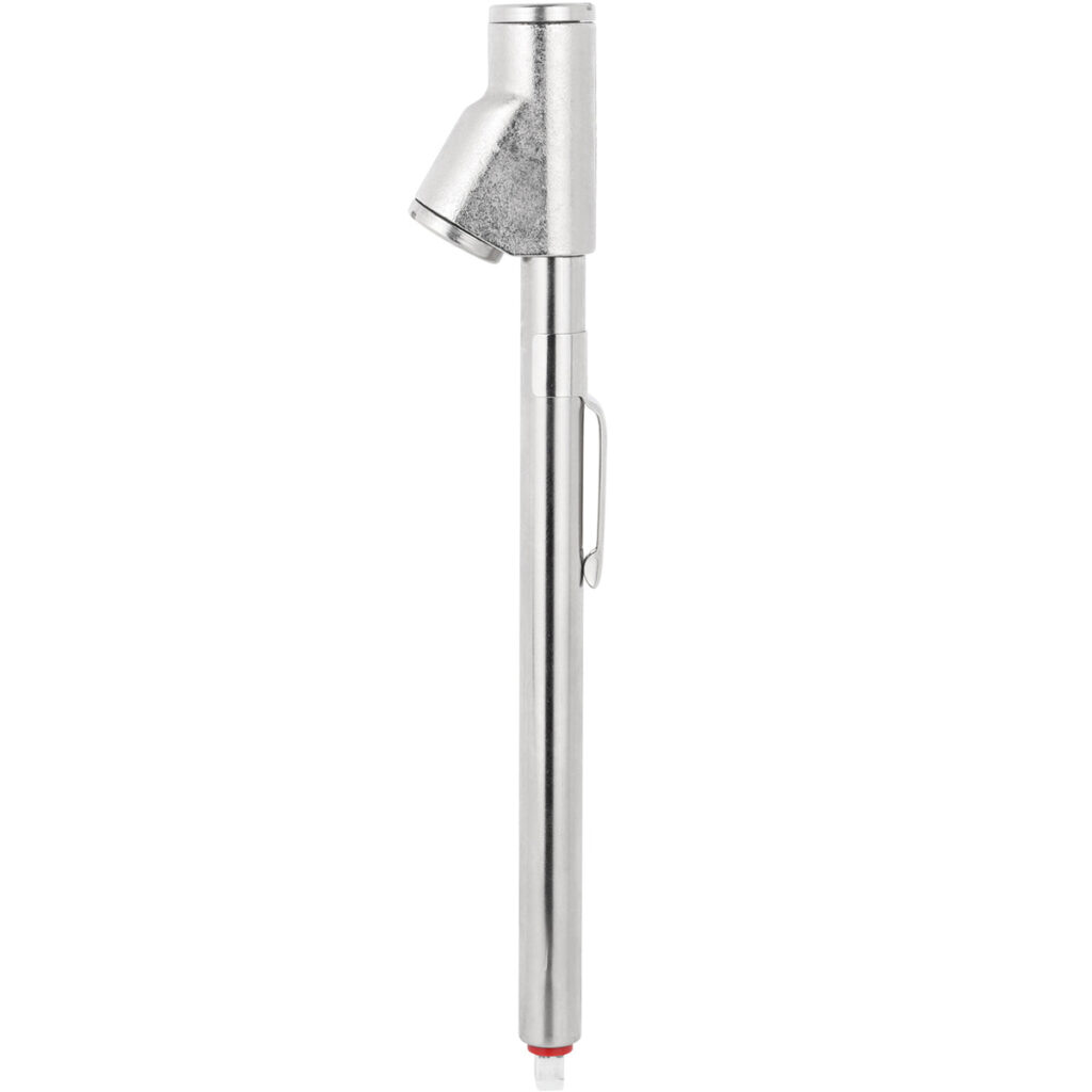 Tire Pressure Gauge, 20–120 PSI Straight Foot Dual Head Air Chuck