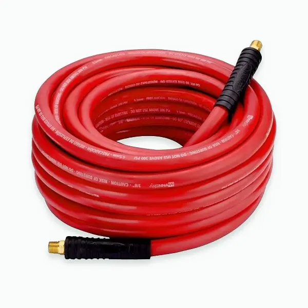 AUTOWIN red compressed air hose for workshop use