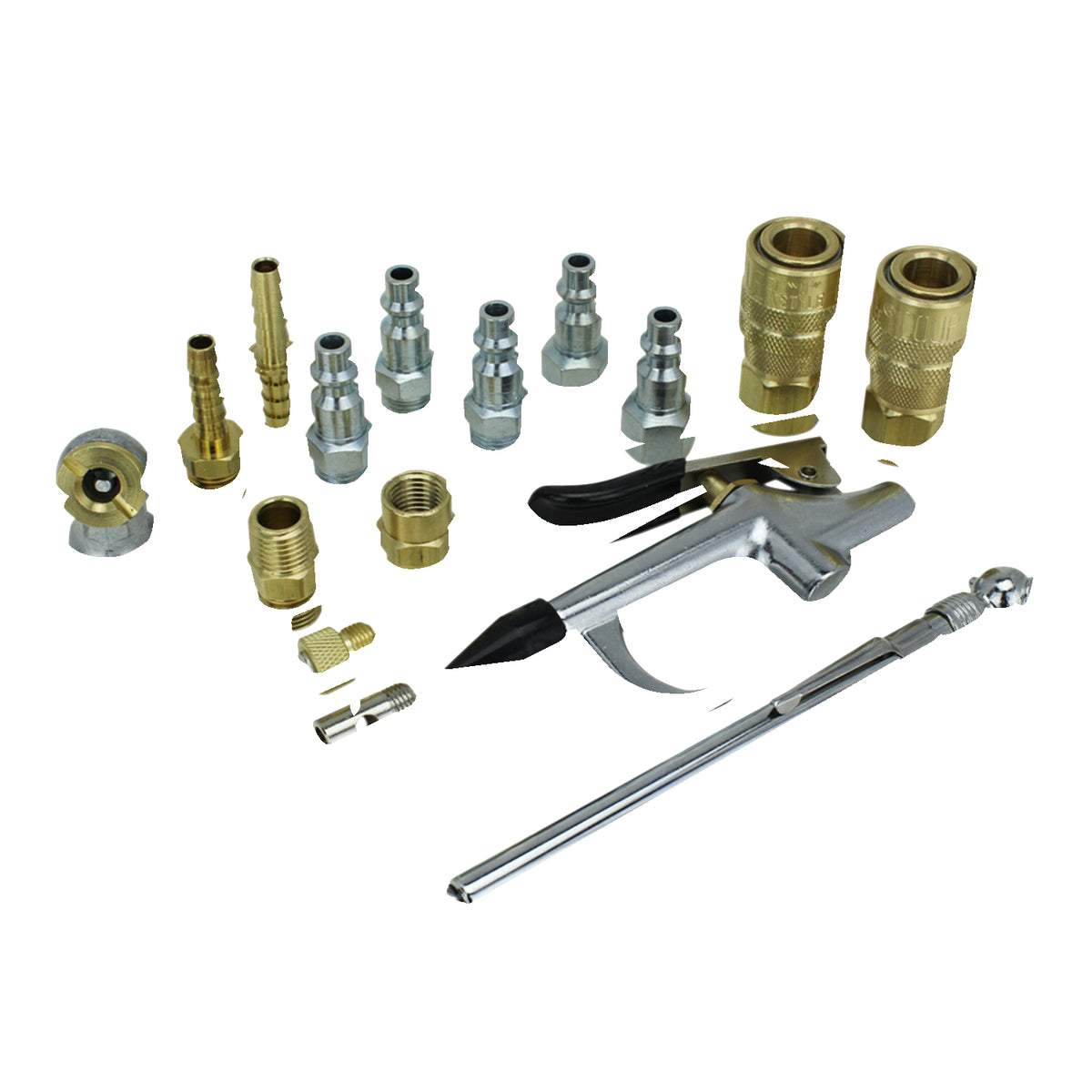 16-Piece Air Compressor Accessory Starter Kit, 1/4" NPT
