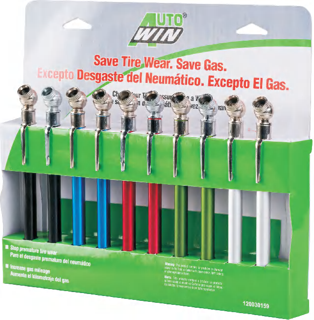 Retail Tire Gauge Packs & Displays series