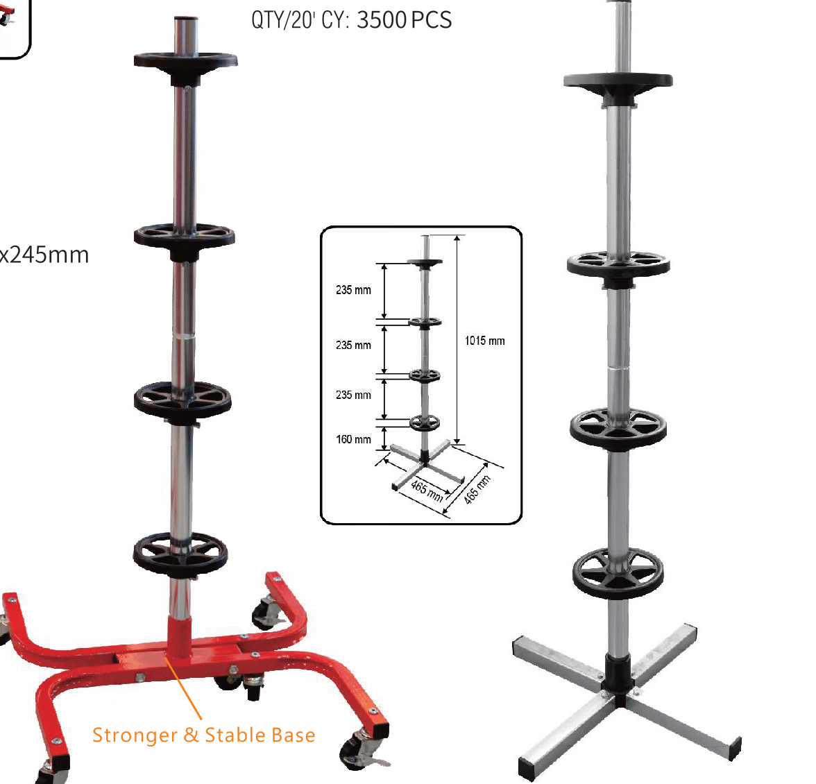 Tire Storage Carriers & Displays series overview