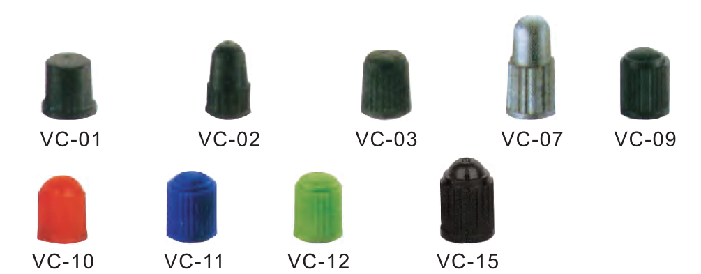Tire Valve Caps, Sleeves & Adapters series overview