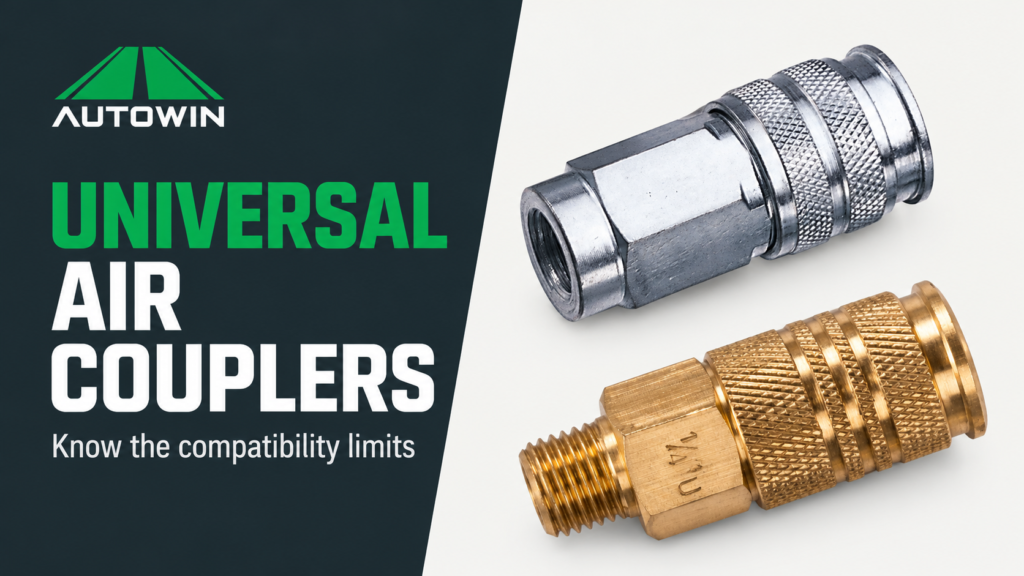 AUTOWIN universal air couplers with female and male threaded connections